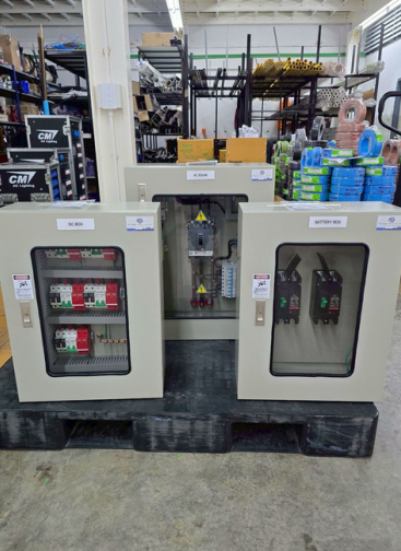 งานประกอบตู้ควบคุม (Solar Cabinets)